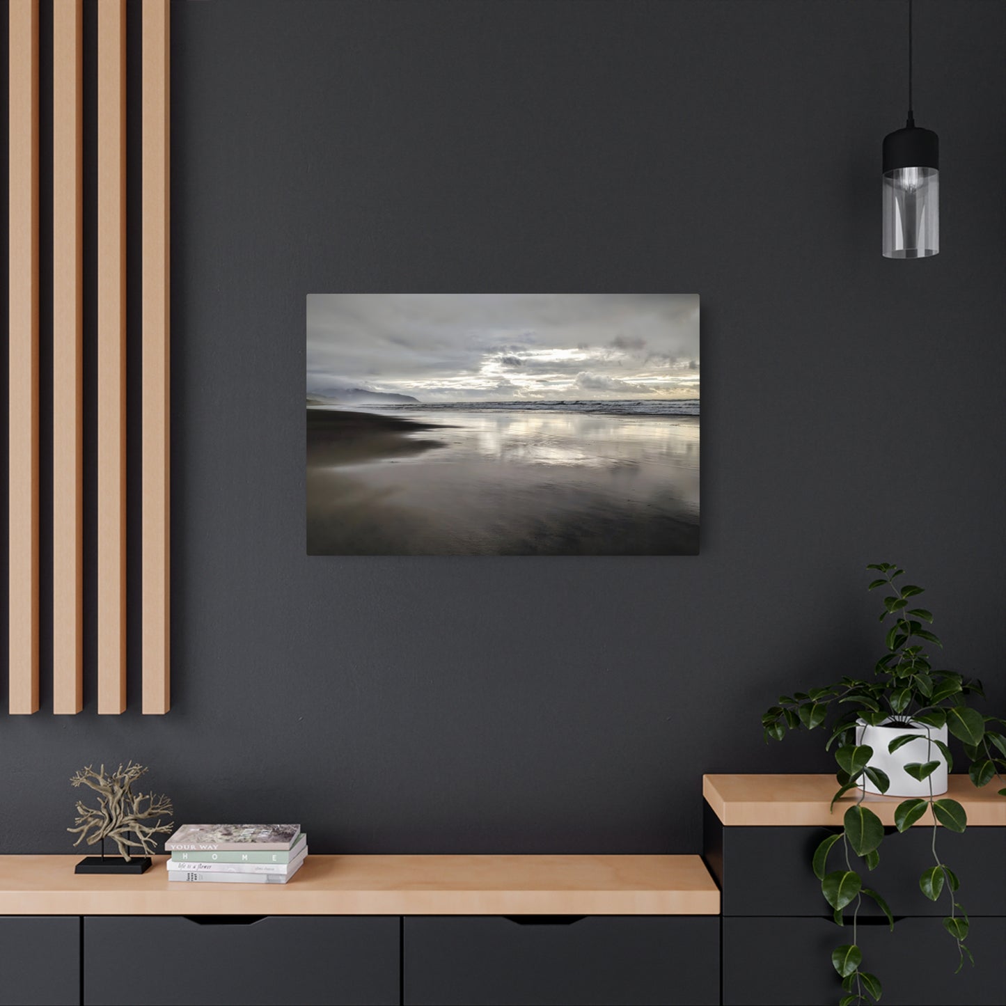 Sand Meets the Sky - Metal Coastal Print