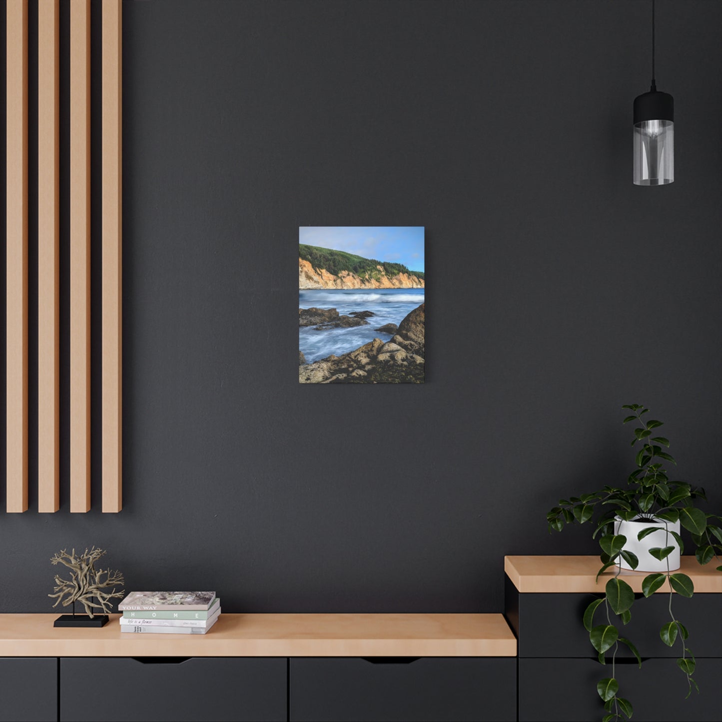 Going With the Flow - Vertical Canvas Print