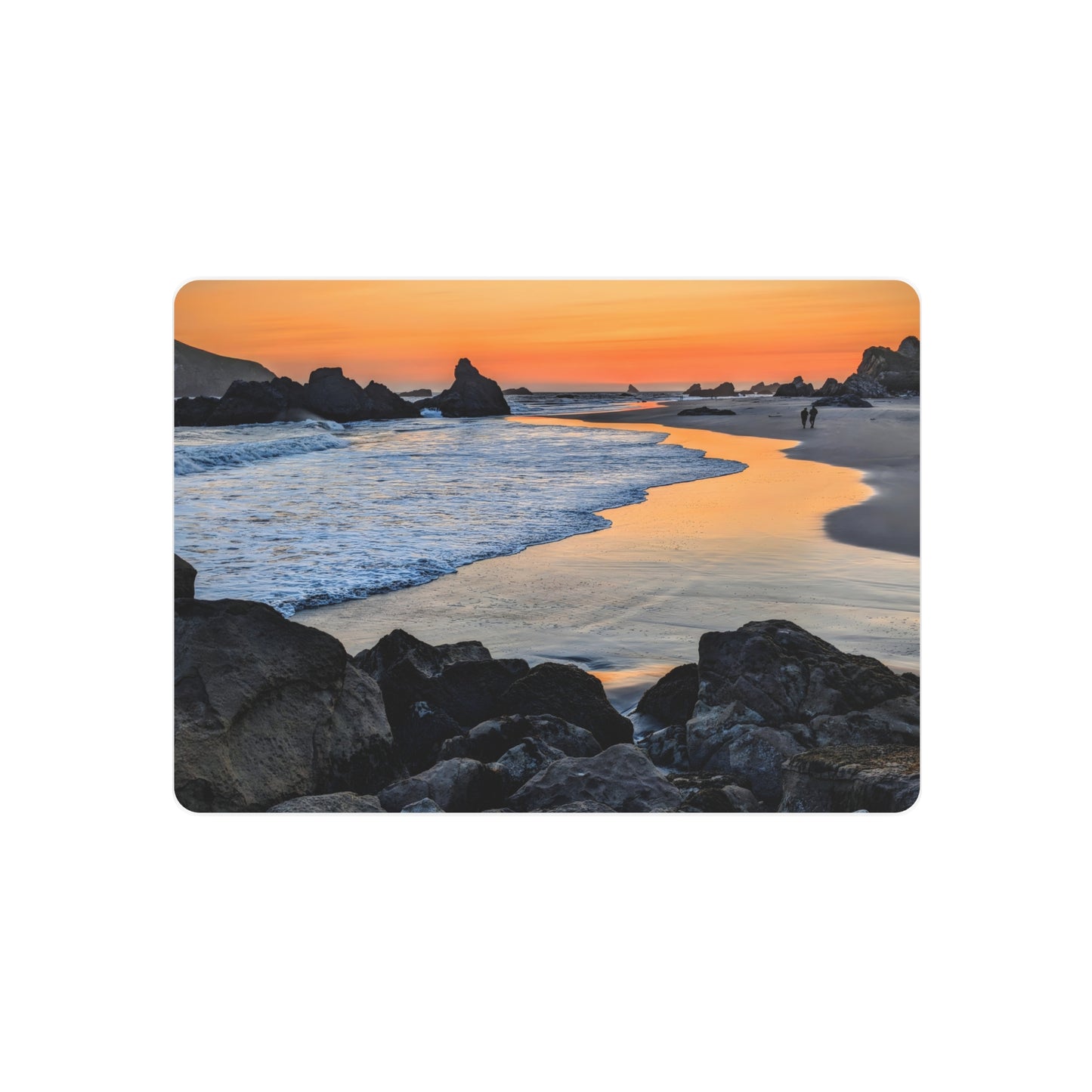 Line of Sight - Metal Coastal Print