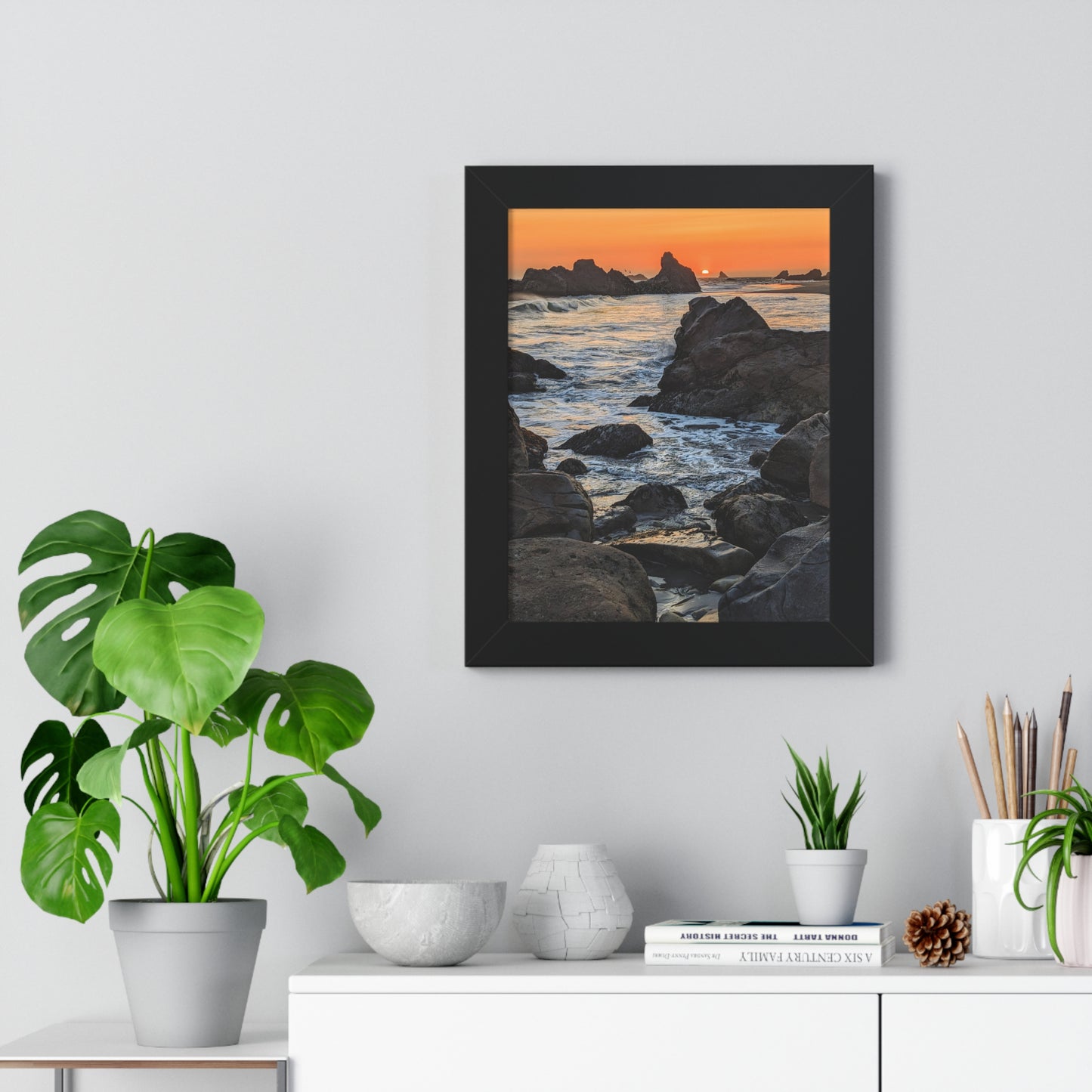 Line of Sight - Vertical Framed Poster