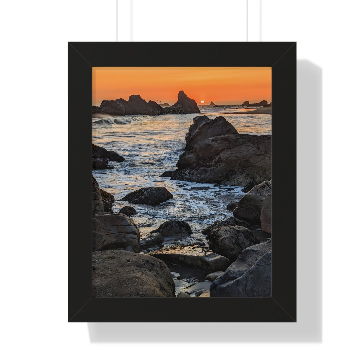 Line of Sight - Vertical Framed Poster
