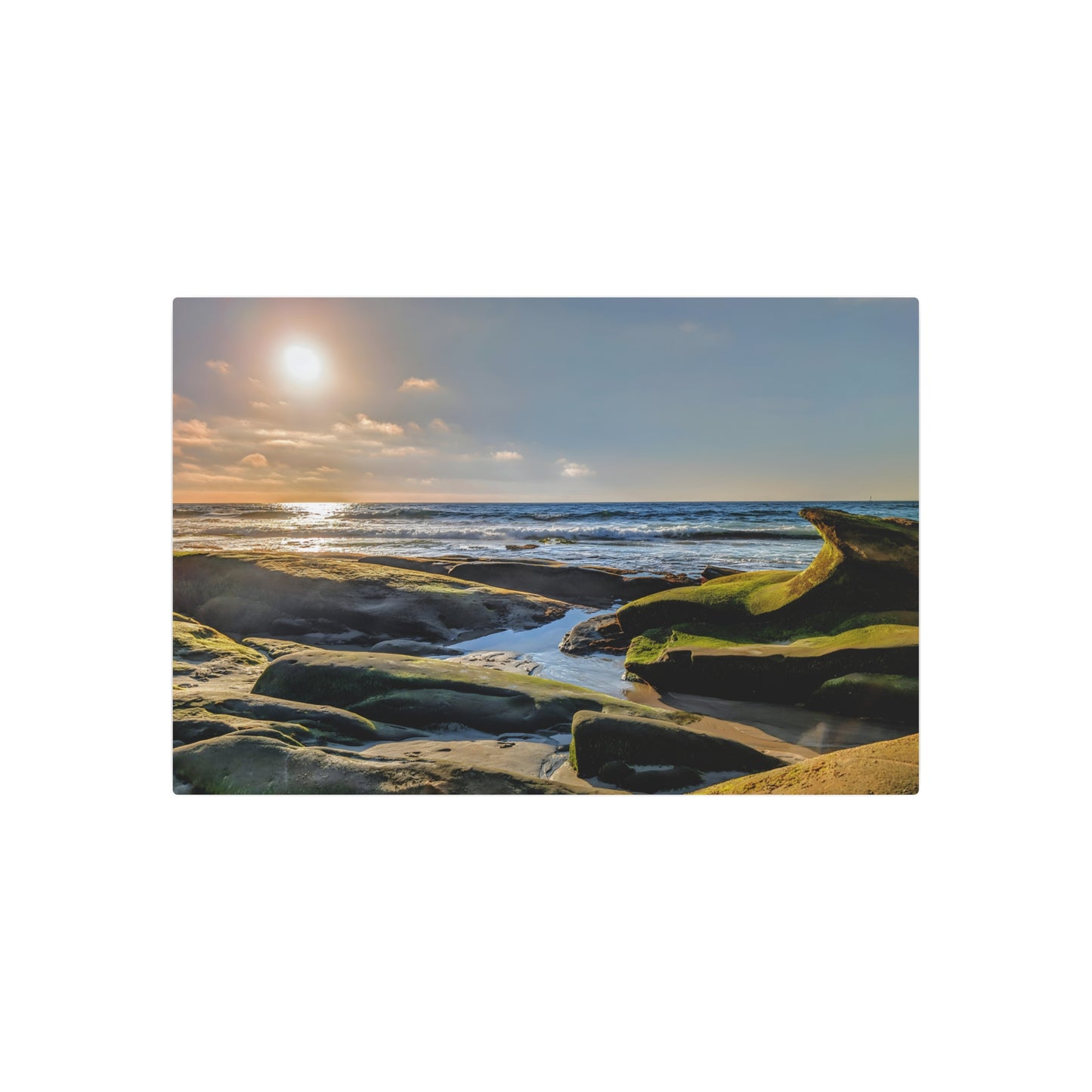 Wave Within Waves - Metal Coastal Print