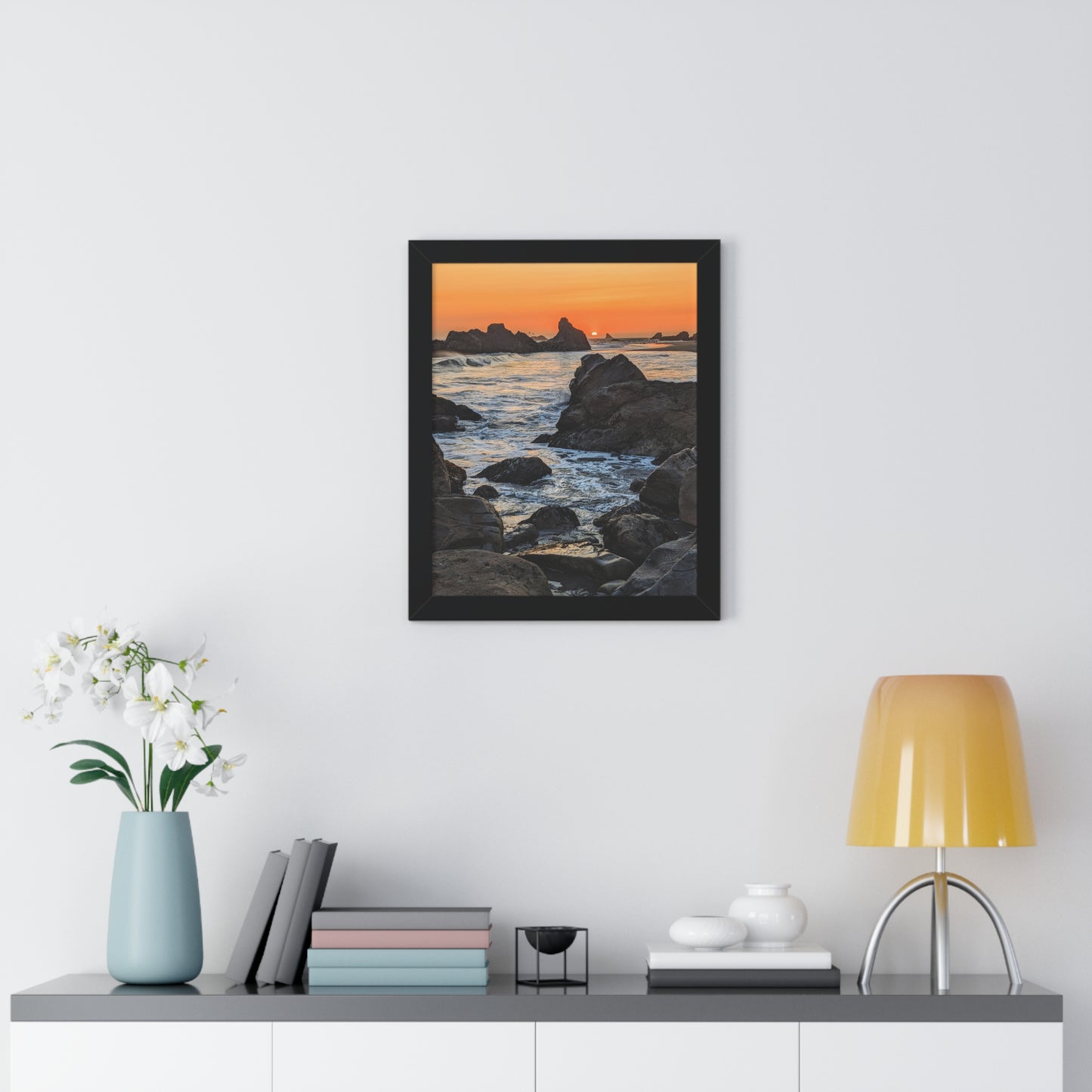Line of Sight - Vertical Framed Poster
