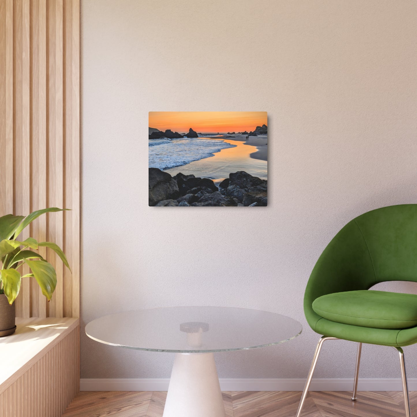 Line of Sight - Metal Coastal Print