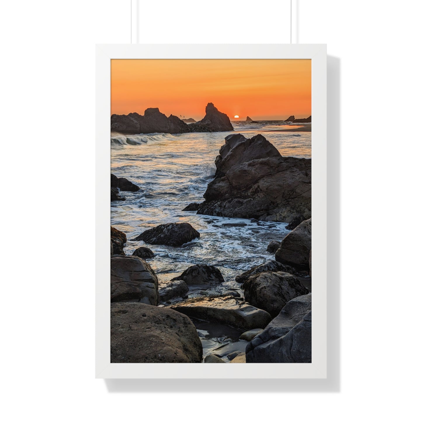 Line of Sight - Vertical Framed Poster