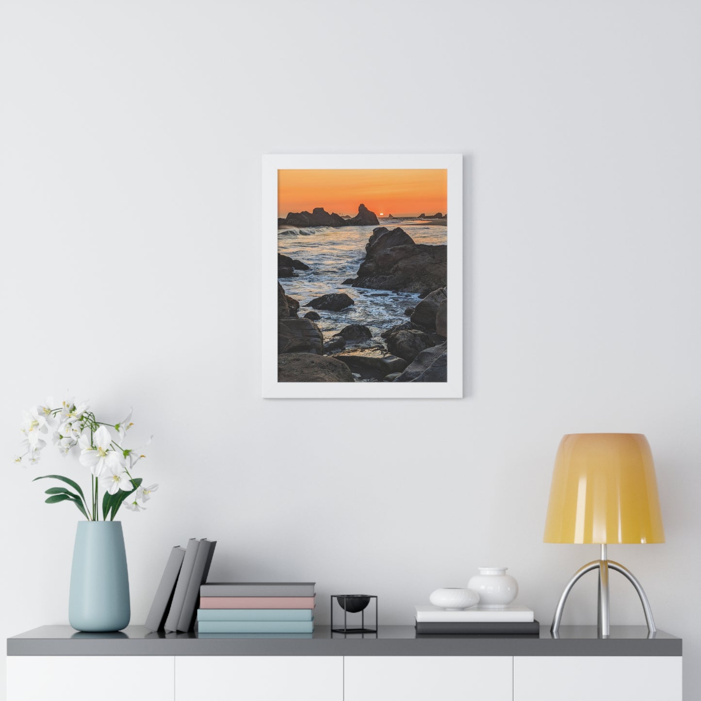 Line of Sight - Vertical Framed Poster