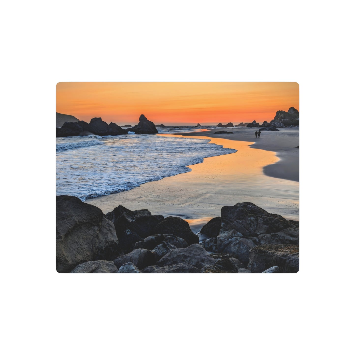 Line of Sight - Metal Coastal Print