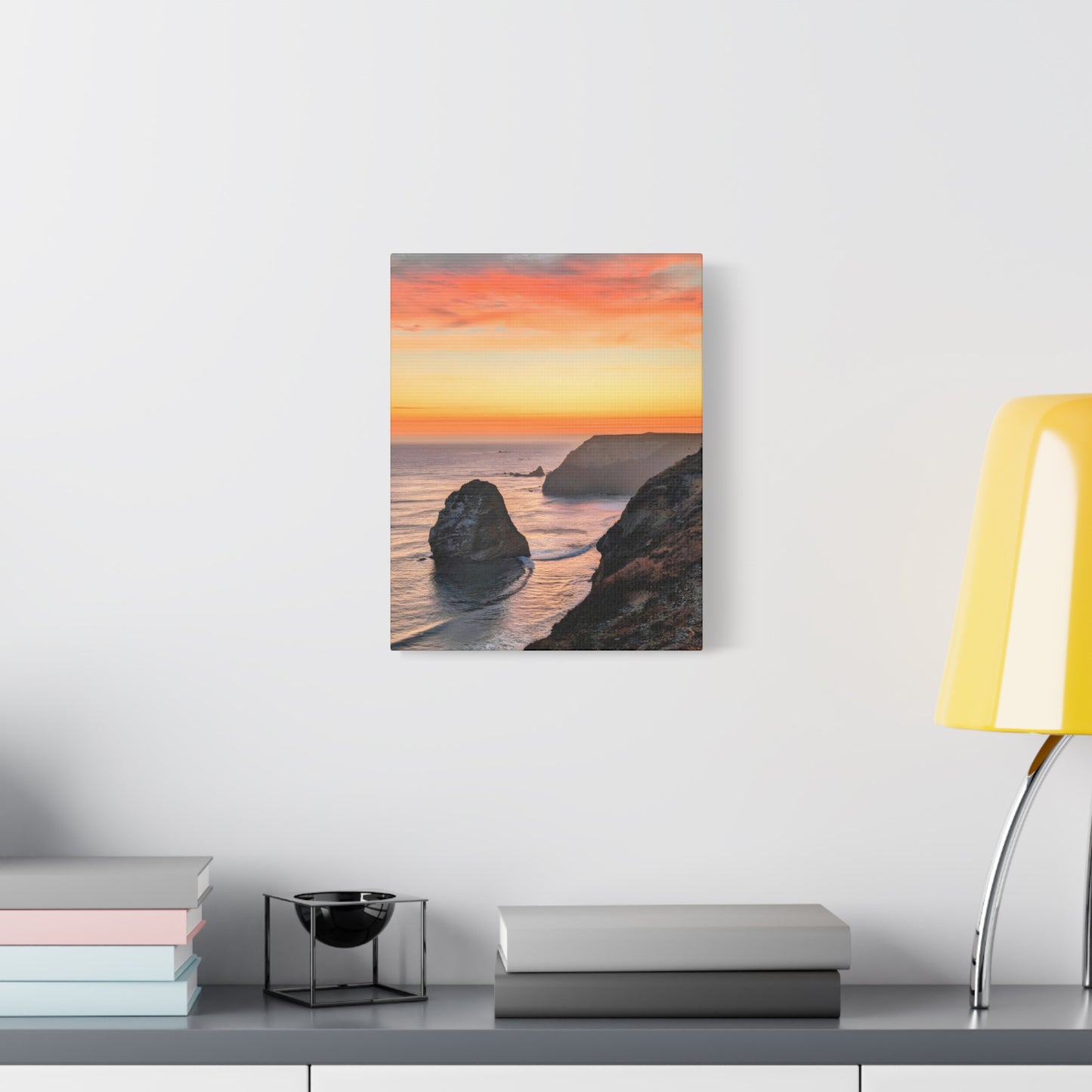 Cape Blanco Afterglow - Vertical Canvas Print