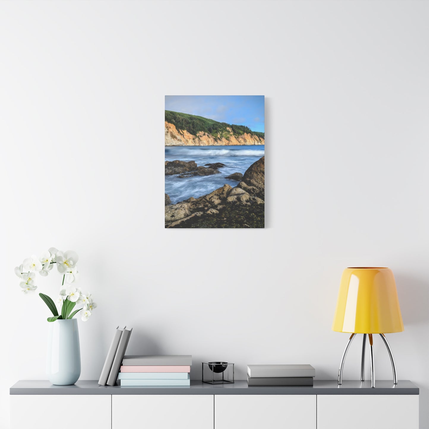 Going With the Flow - Vertical Canvas Print