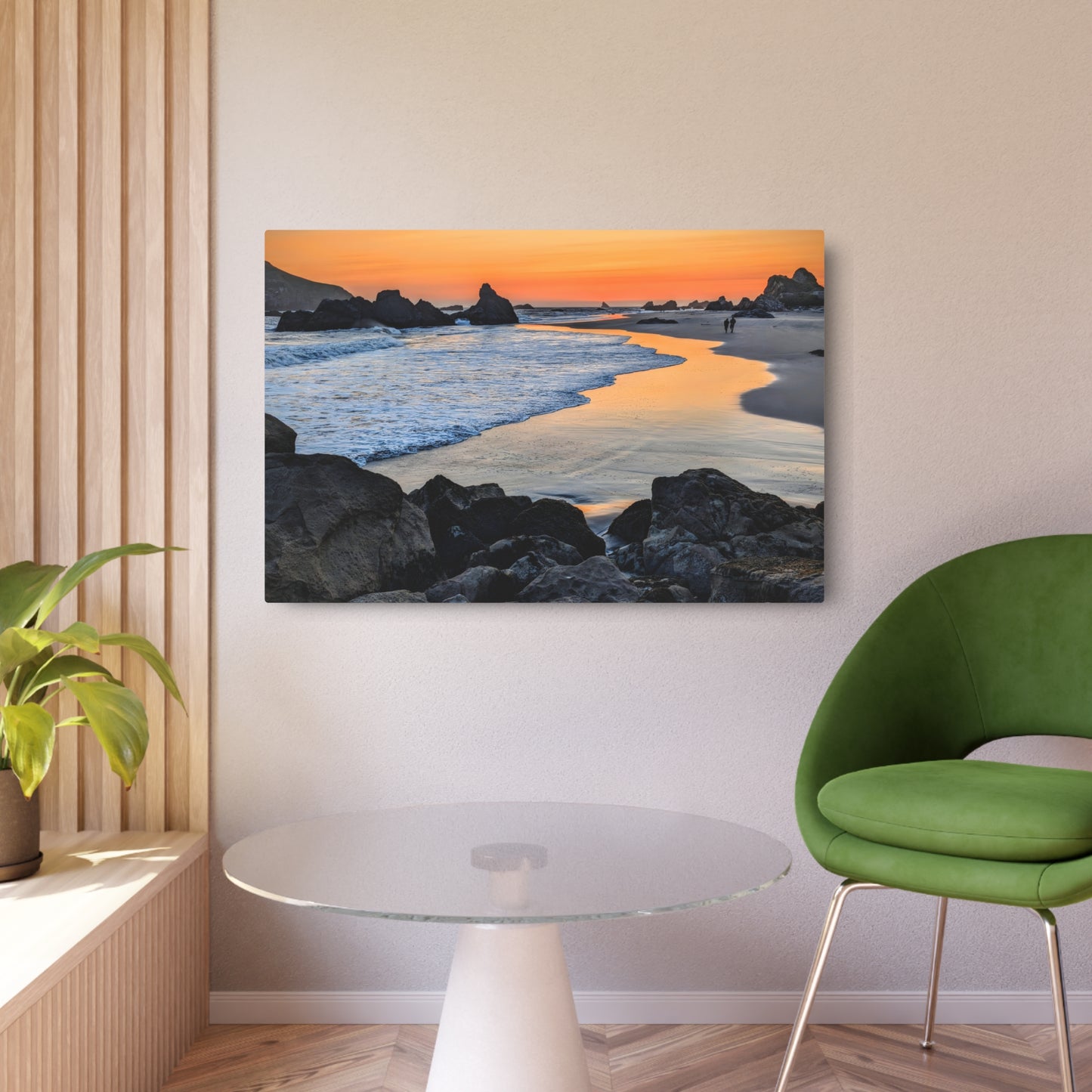 Line of Sight - Metal Coastal Print