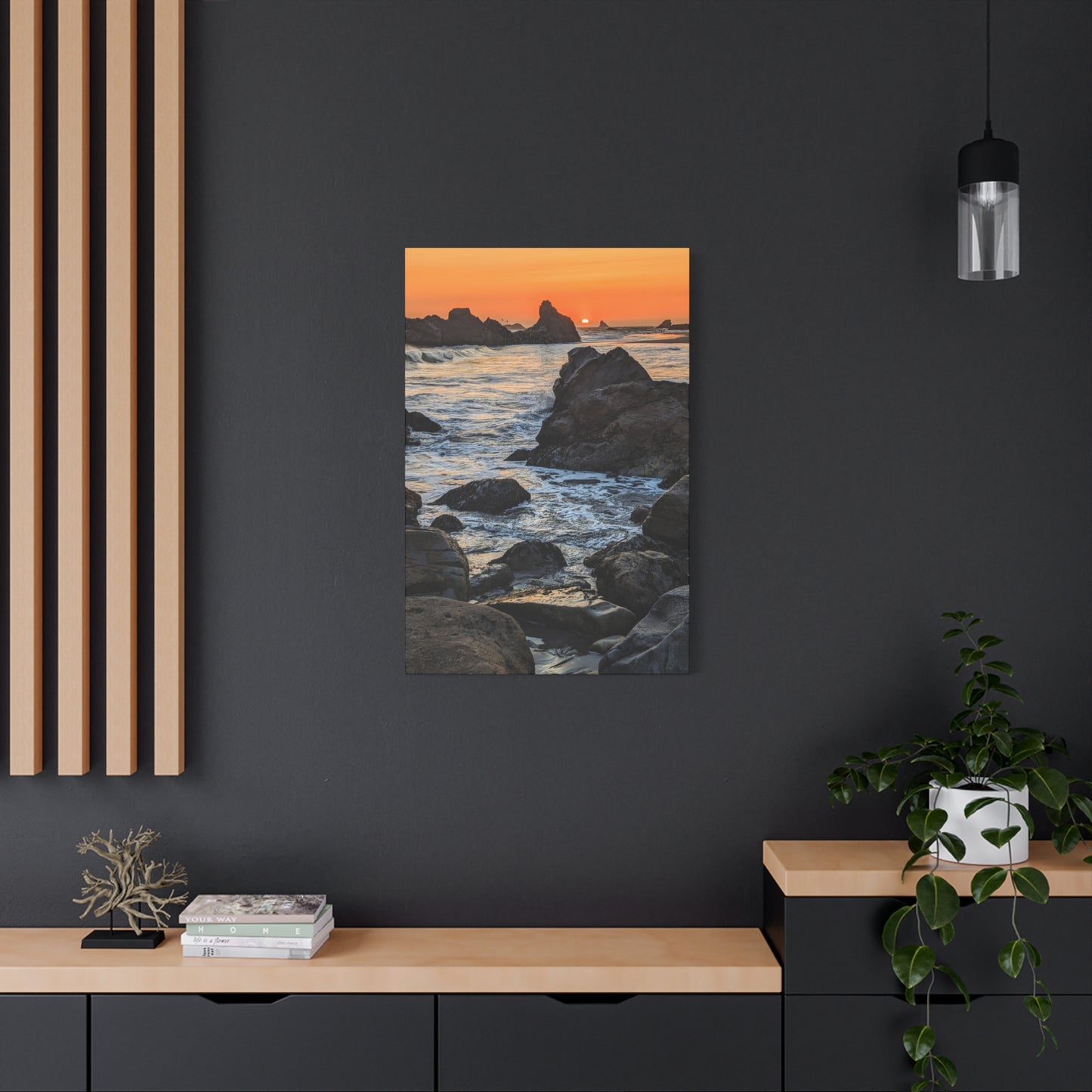 Line of Sight - Canvas Vertical Print