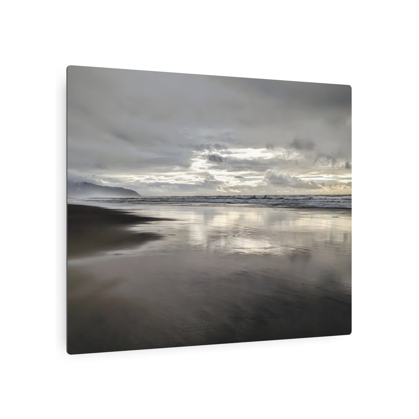 Sand Meets the Sky - Metal Coastal Print