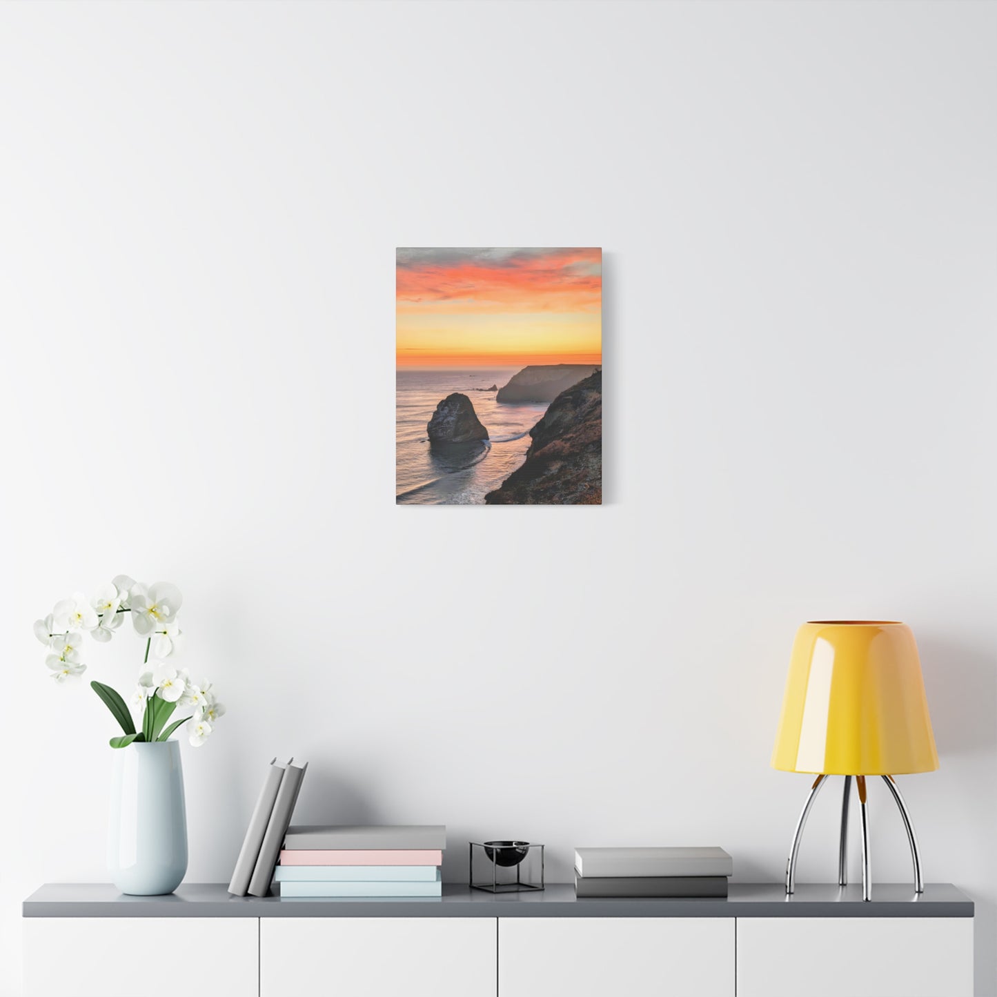 Cape Blanco Afterglow - Vertical Canvas Print
