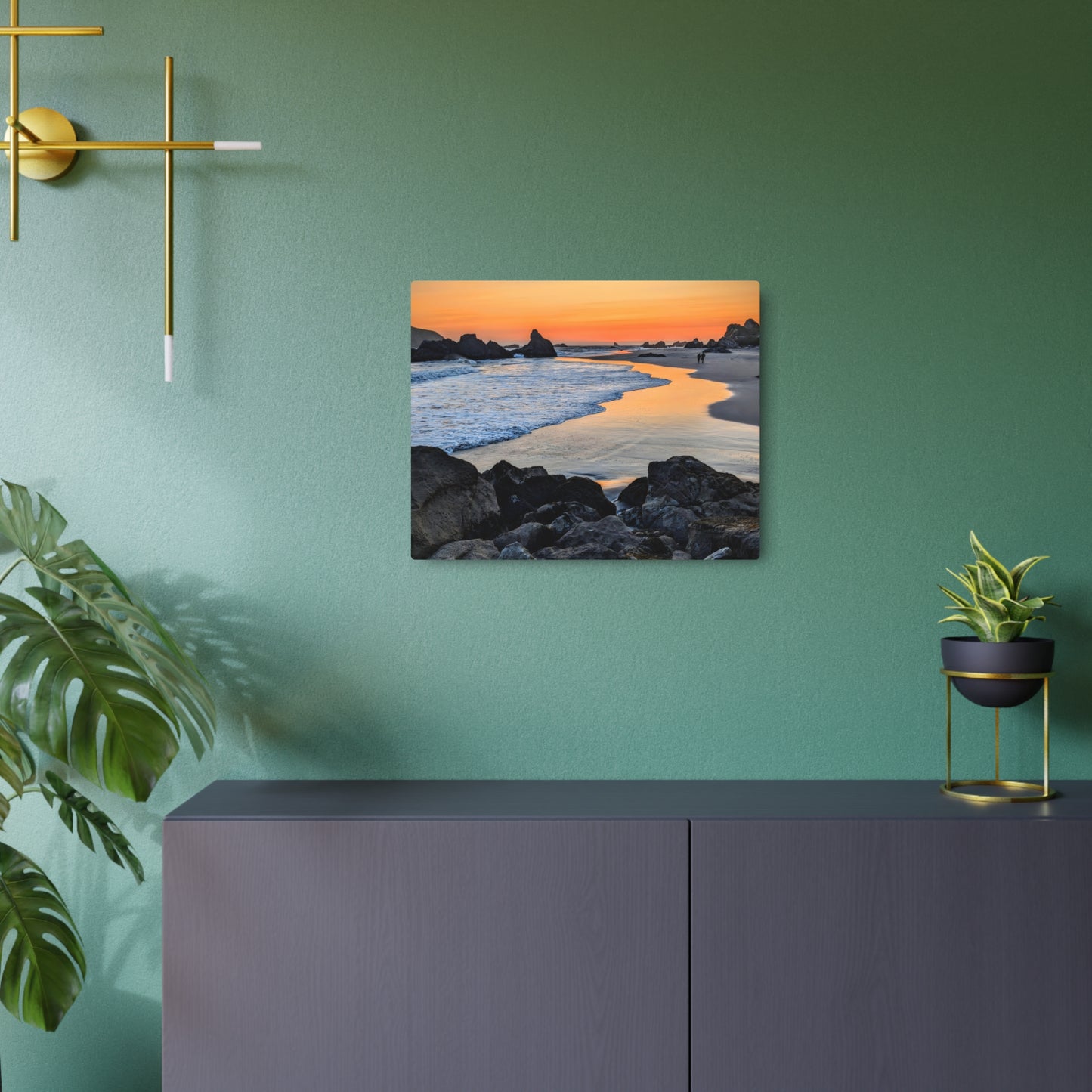 Line of Sight - Metal Coastal Print