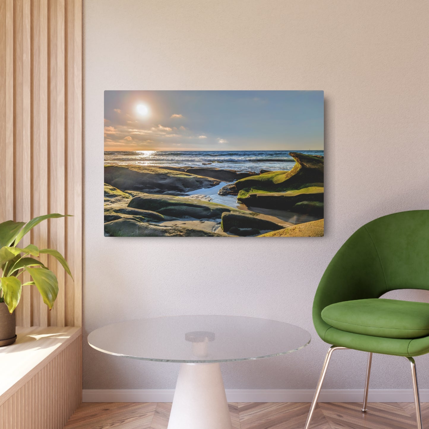 Wave Within Waves - Metal Coastal Print