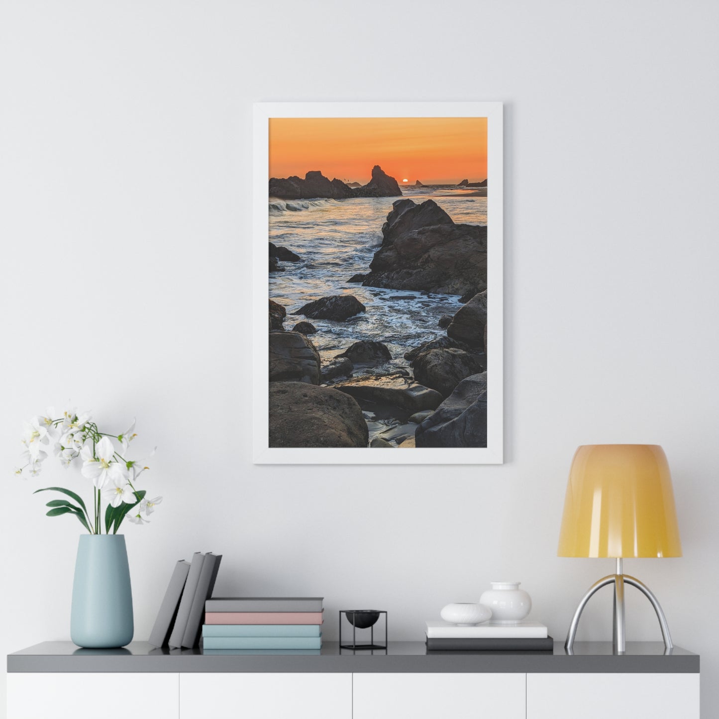 Line of Sight - Vertical Framed Poster