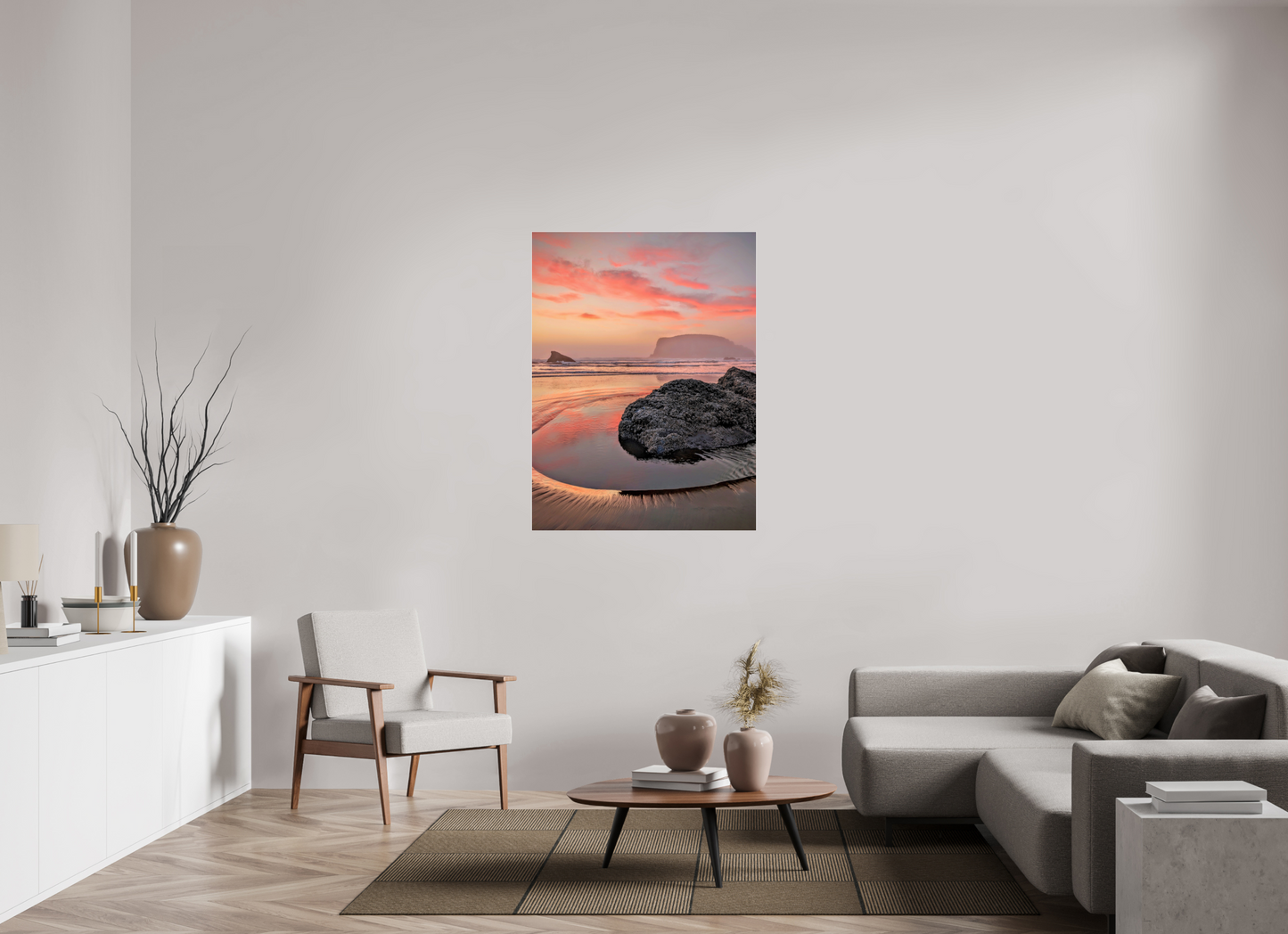 36 x 48″, Acrylic Glass Print Magical Sunset Premium Acrylic Print