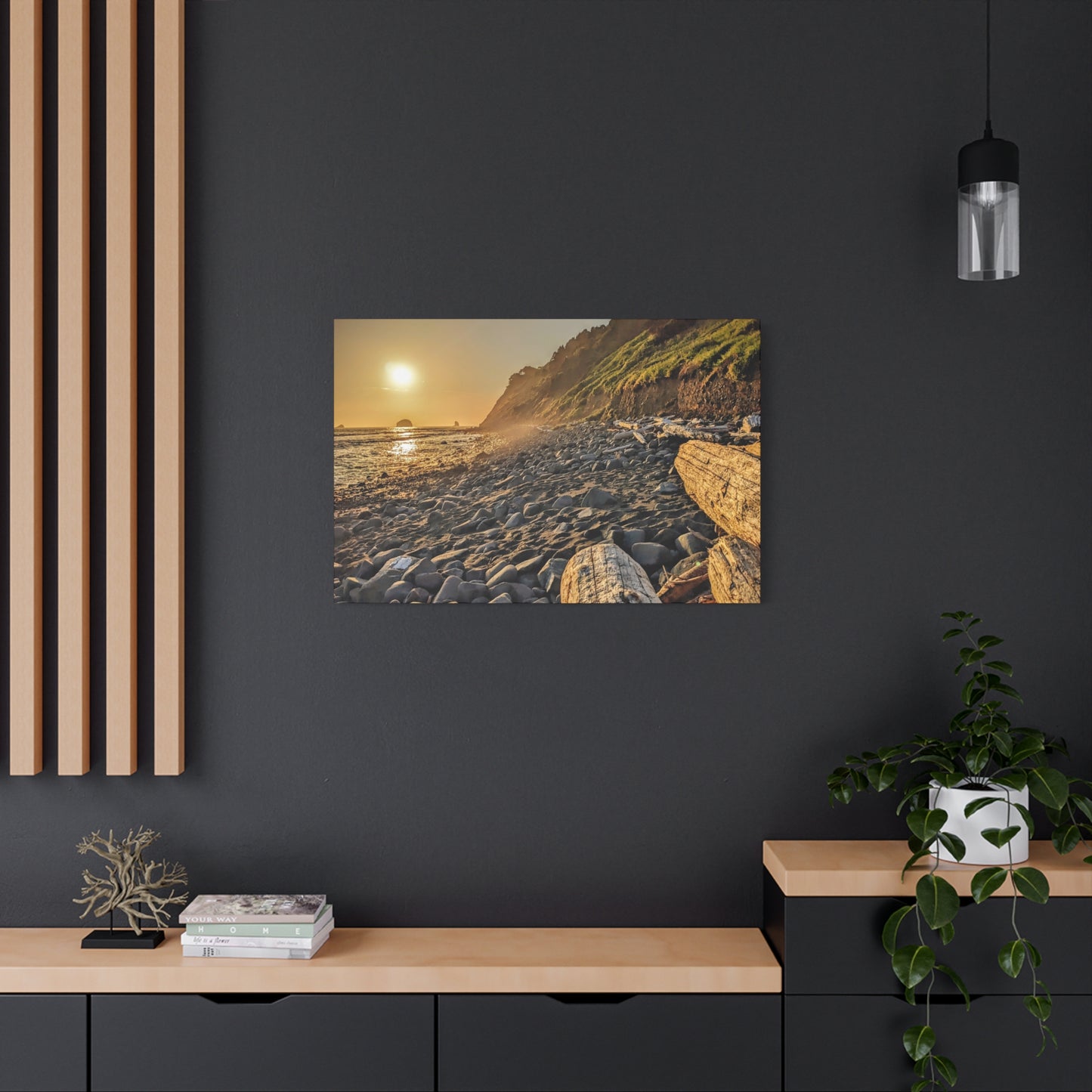 Golden Glow at Humbug - Canvas Print