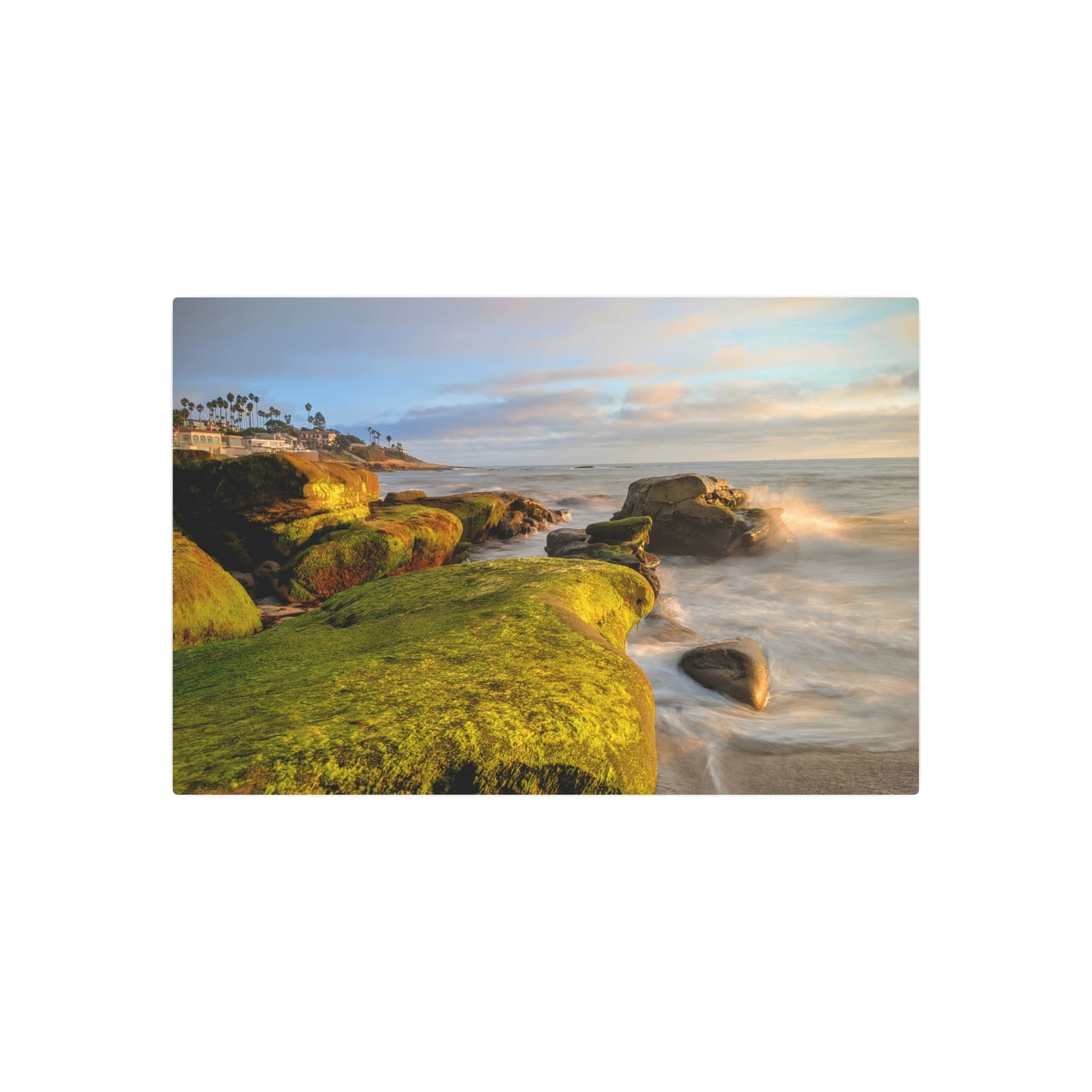 Wind And Sea With You And Me - Metal Coastal Print