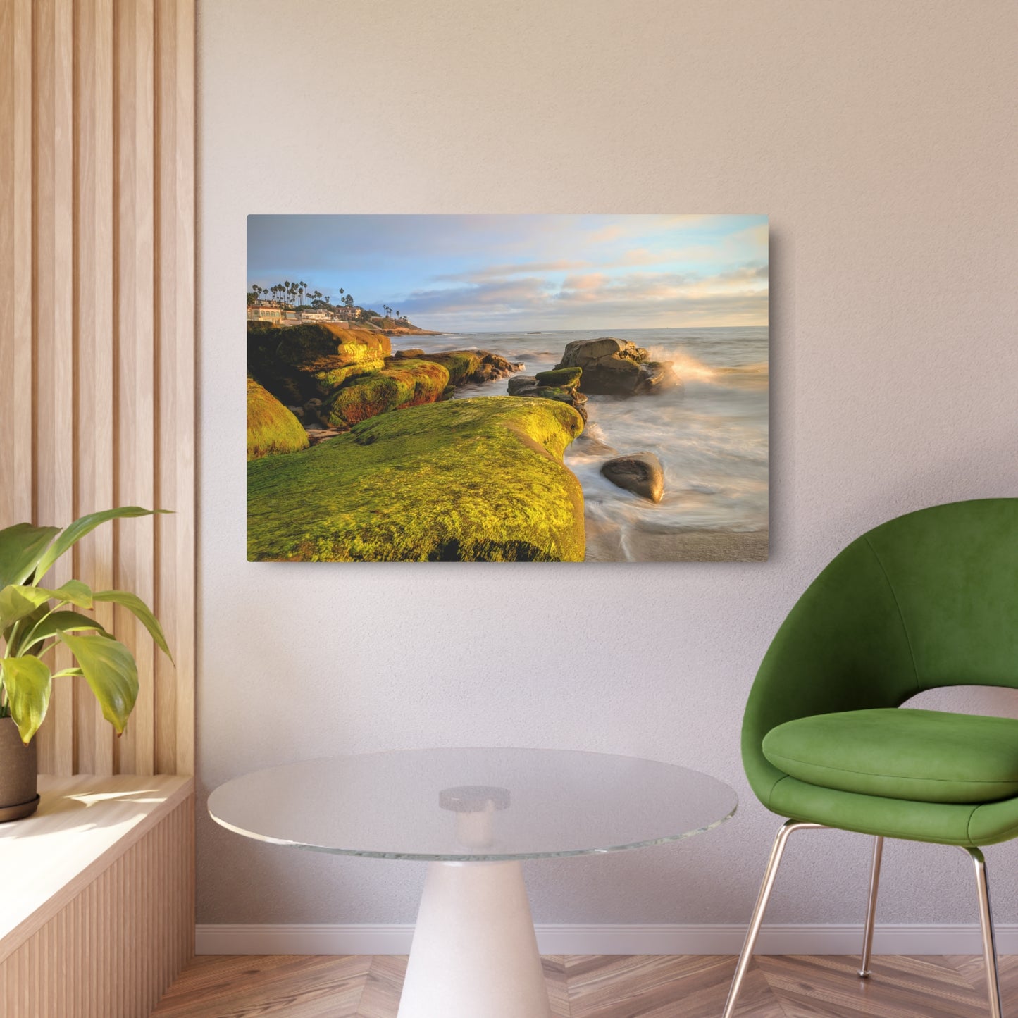 Wind And Sea With You And Me - Metal Coastal Print
