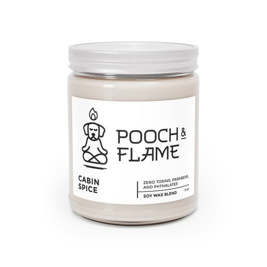 Pooch & Flame Soy Wax Candle - Cabin Spice
