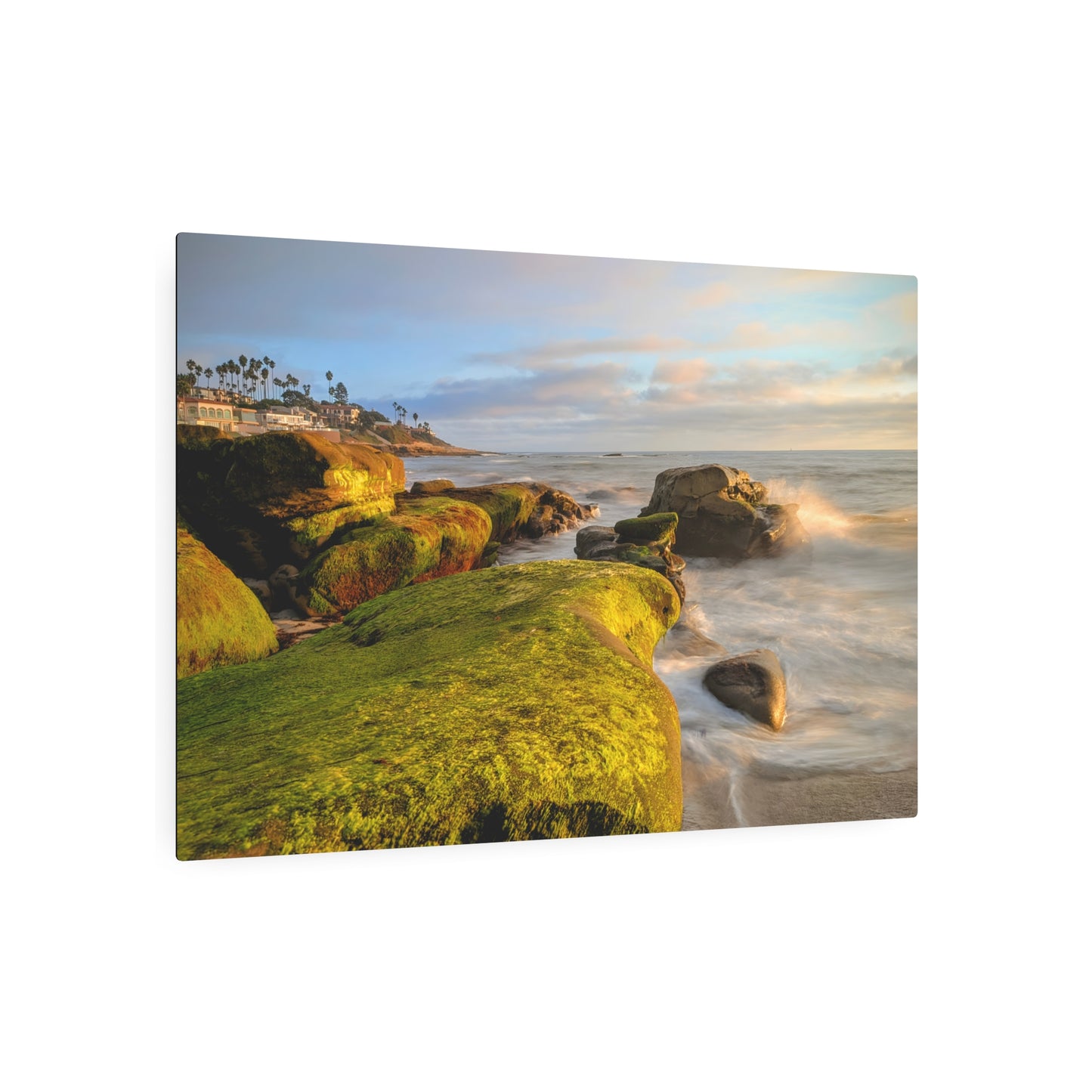Wind And Sea With You And Me - Metal Coastal Print
