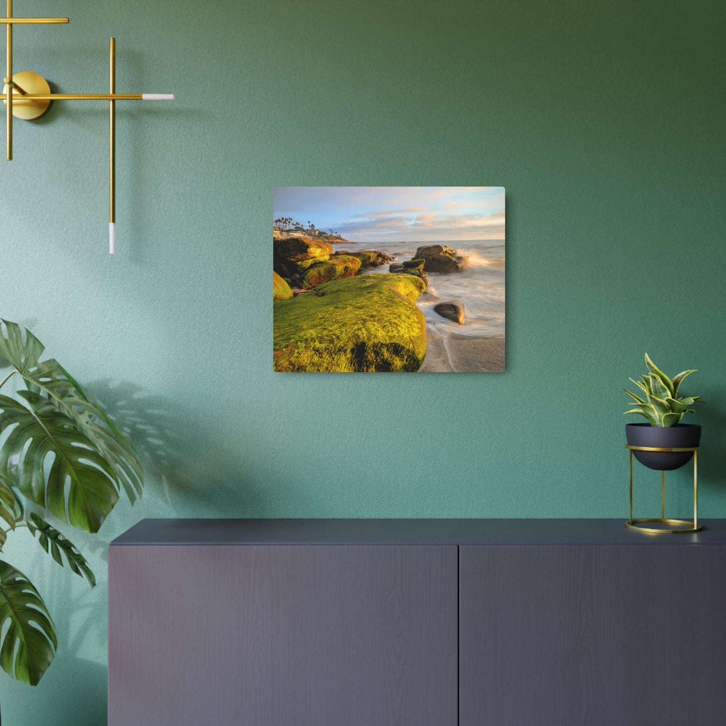 Wind And Sea With You And Me - Metal Coastal Print
