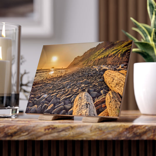 Golden Glow at Humbug - Ceramic Photo Tile