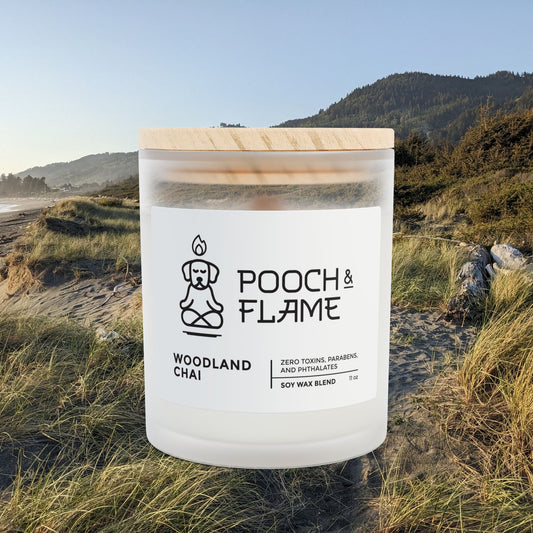 Pooch & Flame Soy Wax Candle - Woodland Chai