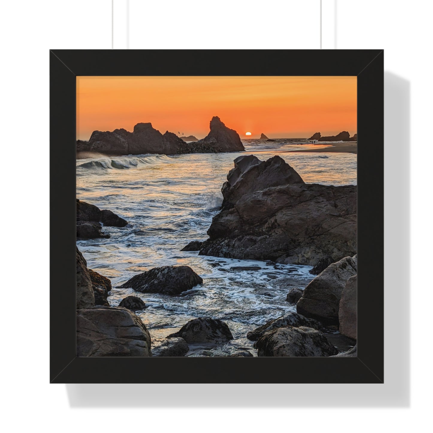 Line of Sight - Vertical Framed Poster
