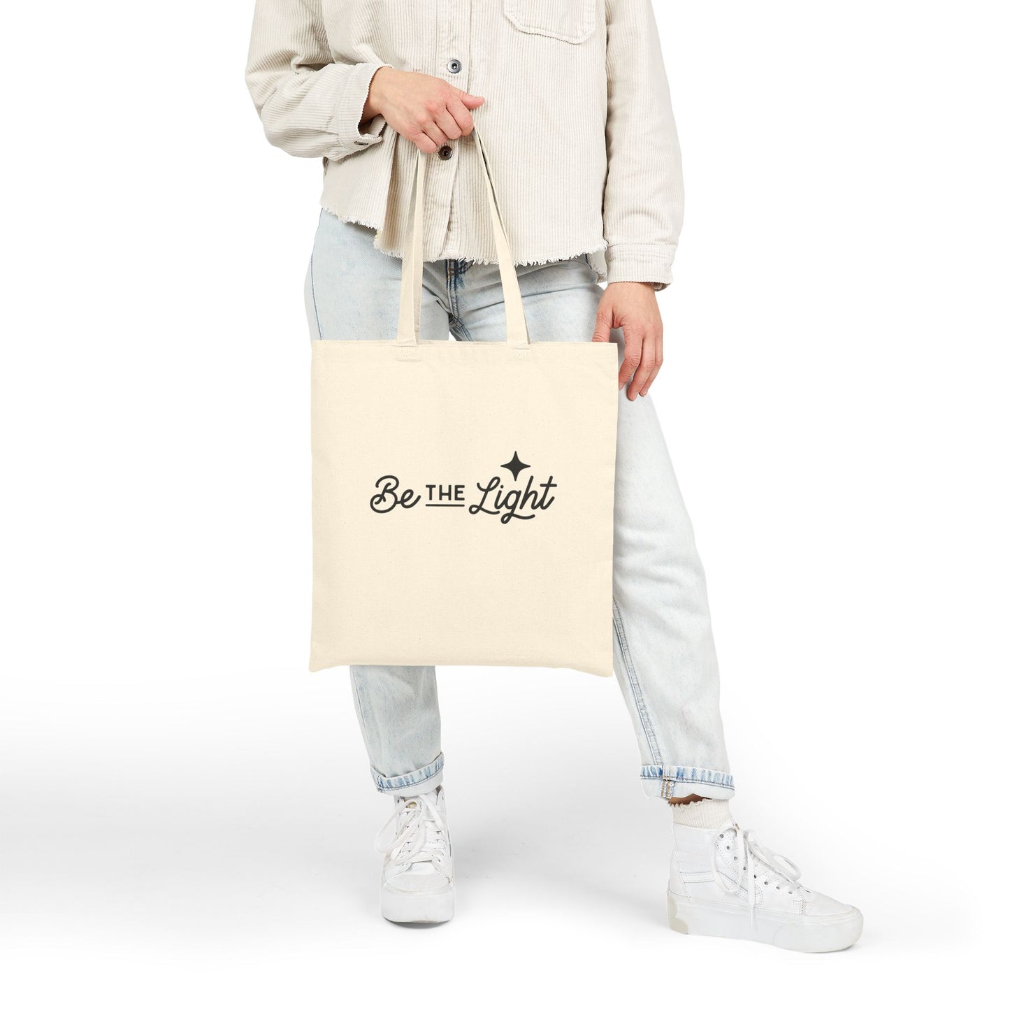 Be the Light Canvas Tote Bag