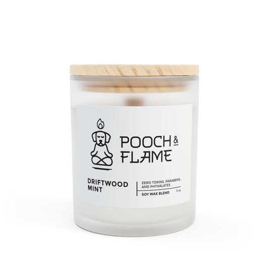 Pooch & Flame Soy Wax Candle - Driftwood Mint