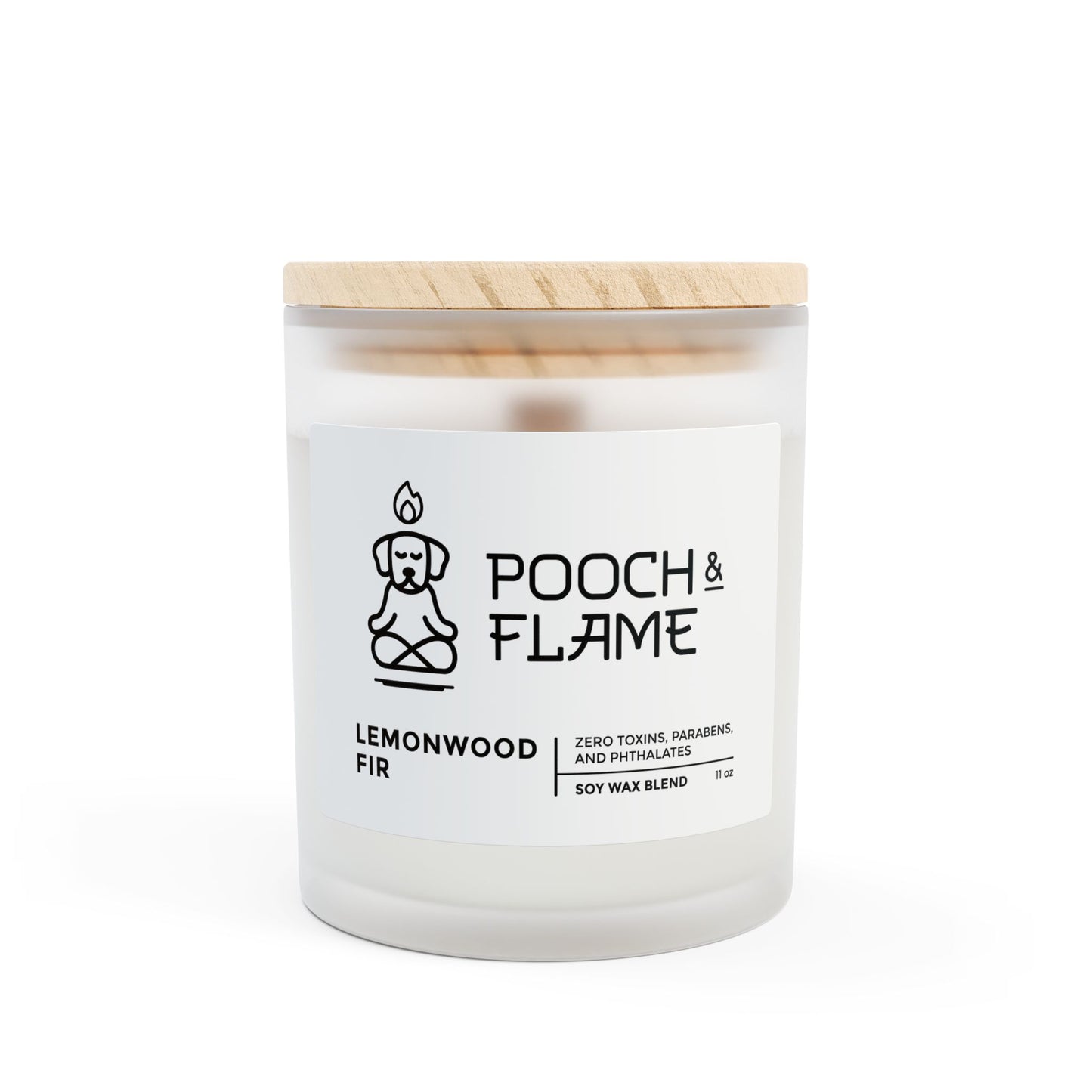 Pooch & Flame Soy Wax Candle - Lemonwood Fir