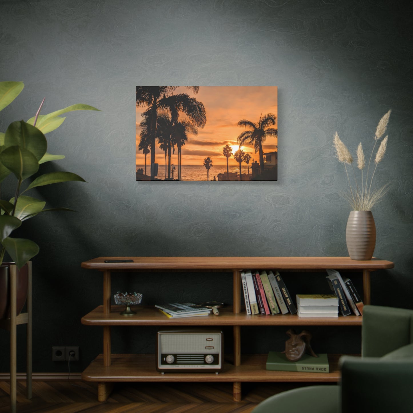 Between the Palms - Canvas Print