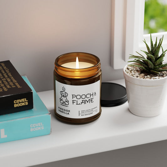 Pooch & Flame Soy Wax Candle - Fireside Vanilla