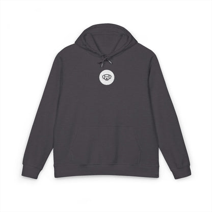 Black Label Dog Head Embroidered Organic Hoodie