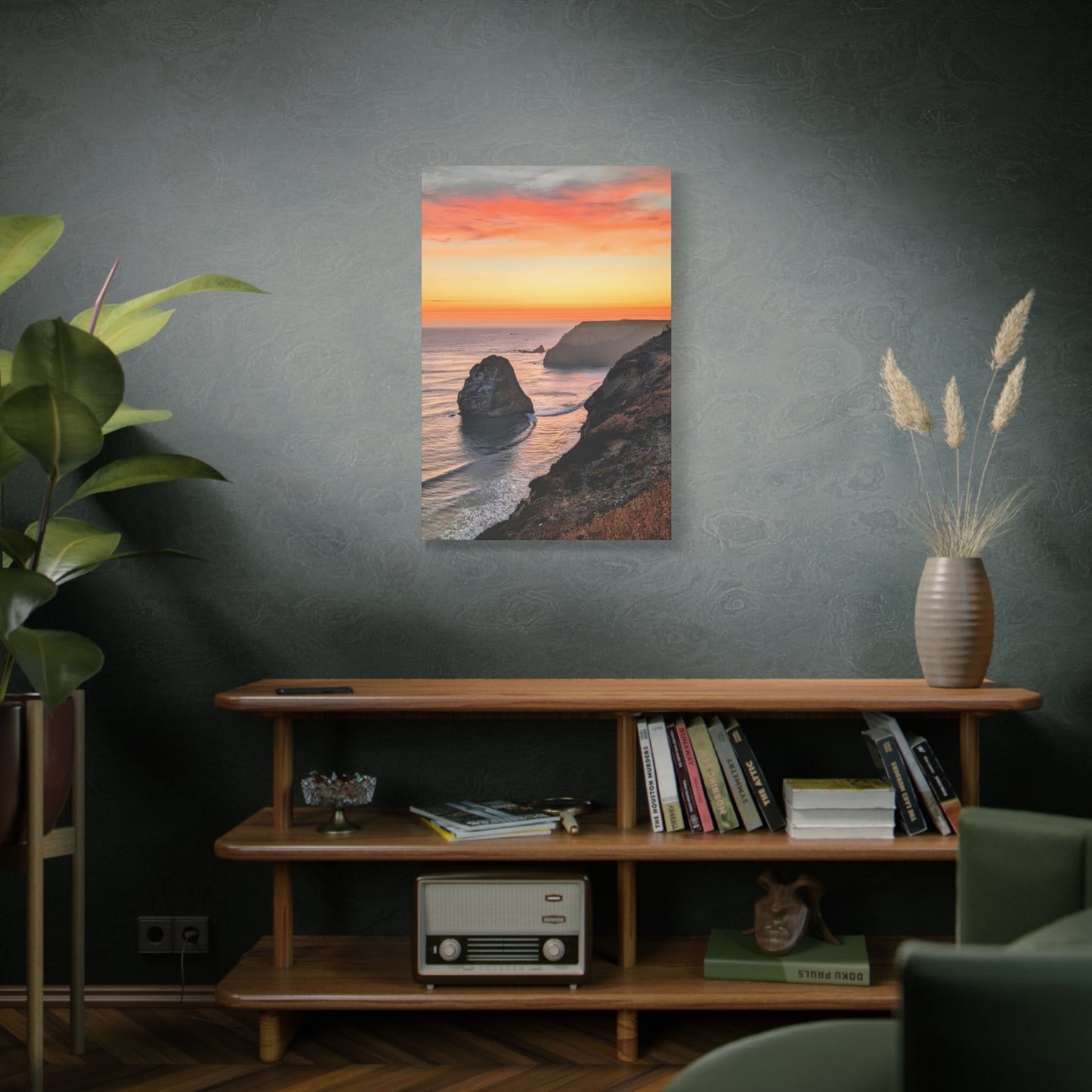 Cape Blanco Afterglow - Vertical Canvas Print