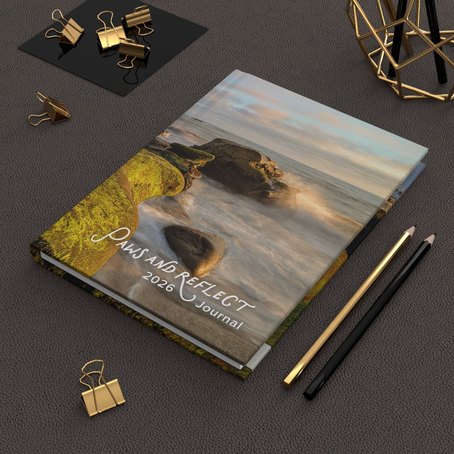 Tranquil Tides Hardcover Journal