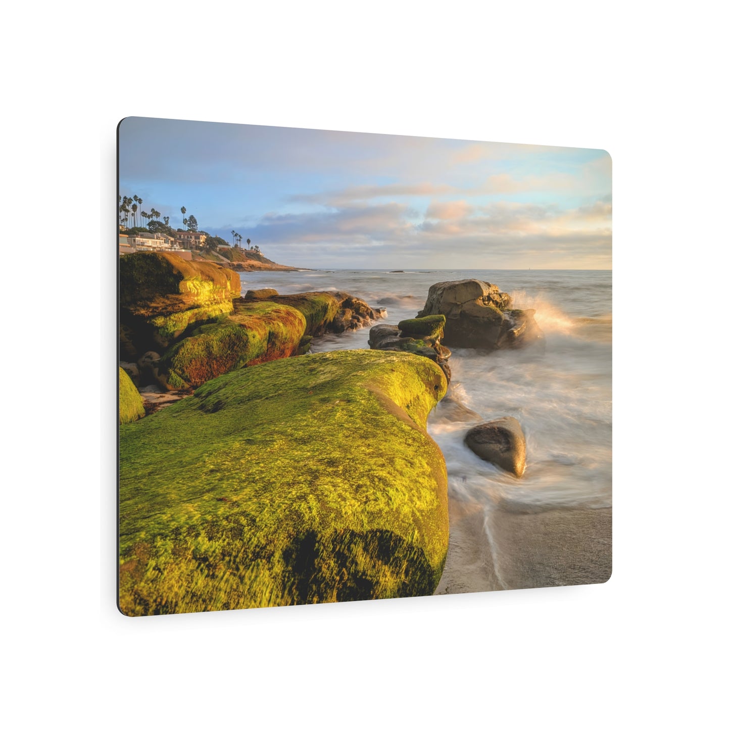 Wind And Sea With You And Me - Metal Coastal Print