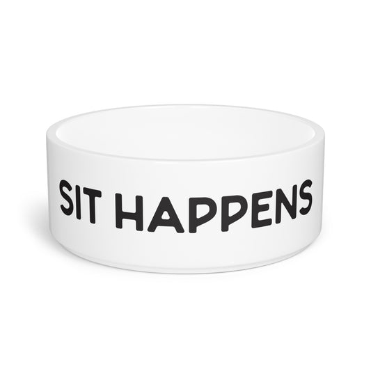 Sit Happens Pet Bowl