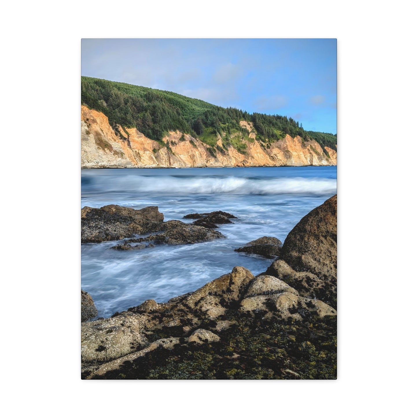 Going With the Flow - Vertical Canvas Print