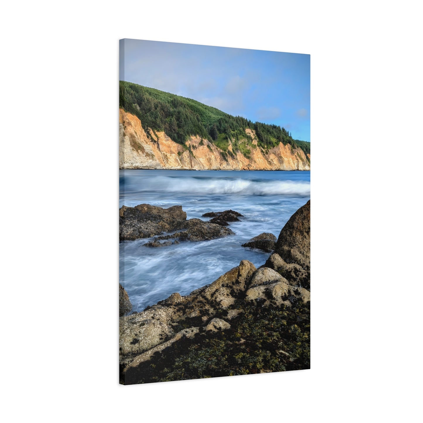 Going With the Flow - Vertical Canvas Print