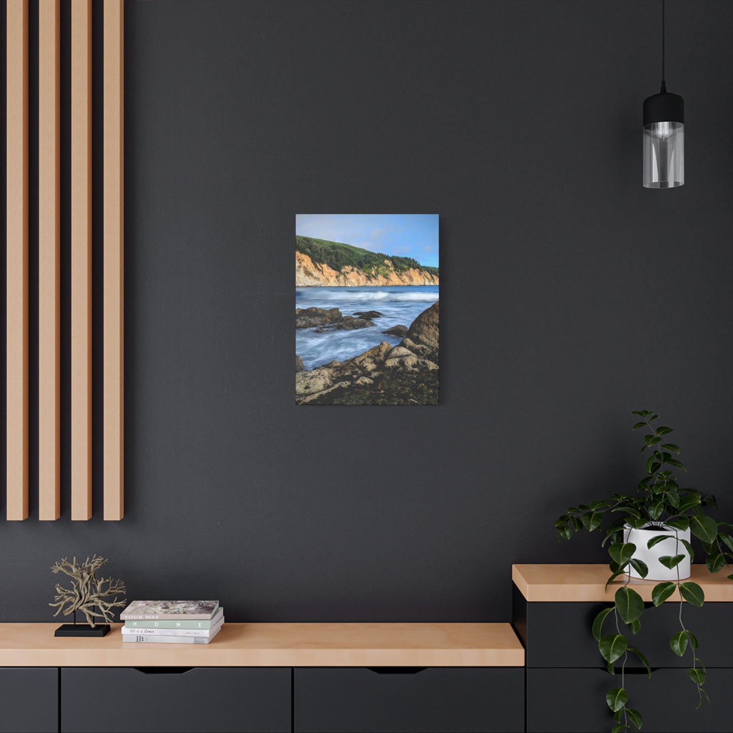 Going With the Flow - Vertical Canvas Print