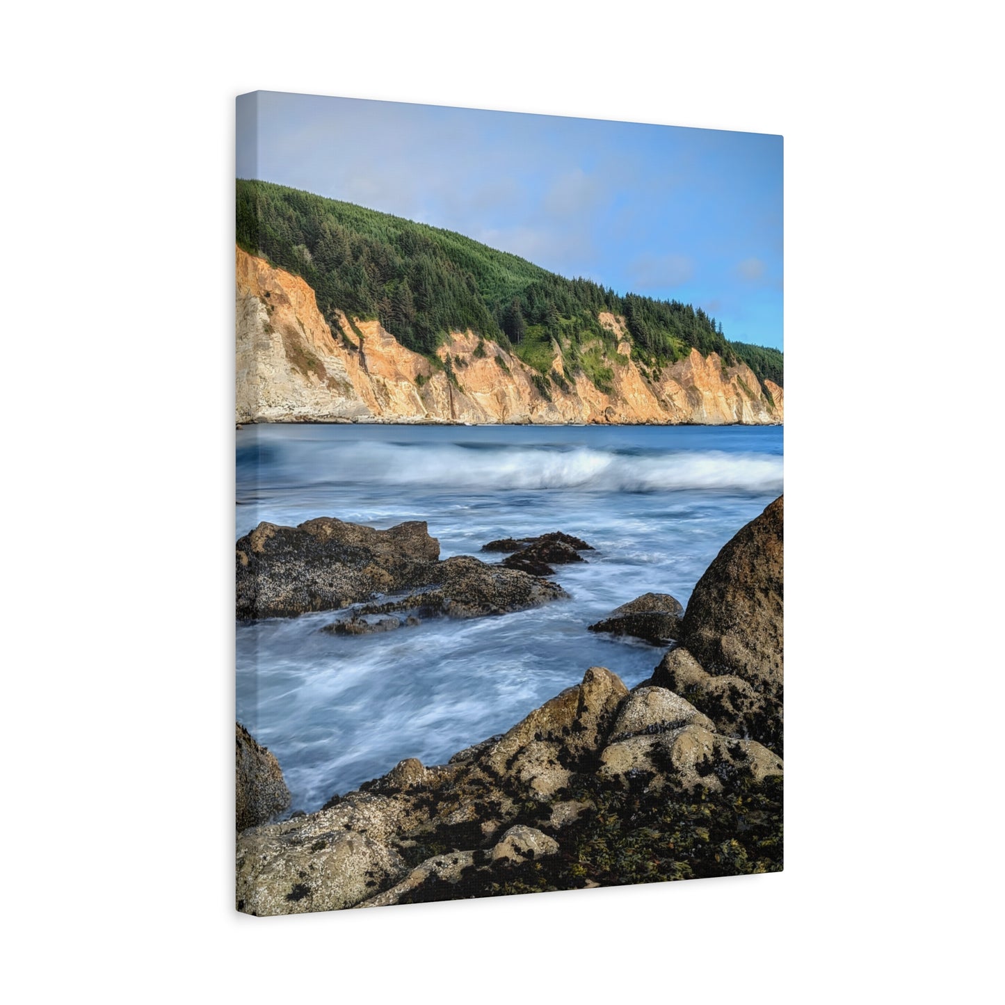 Going With the Flow - Vertical Canvas Print