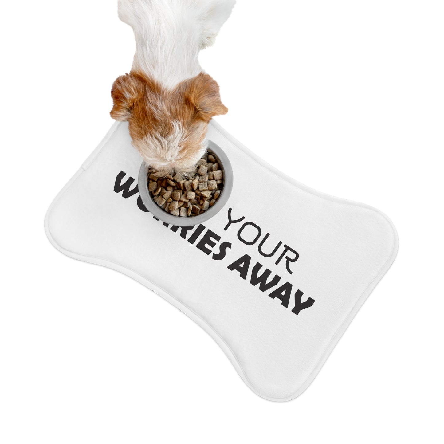 Wag Your Worries Away Pet Feeding Mat
