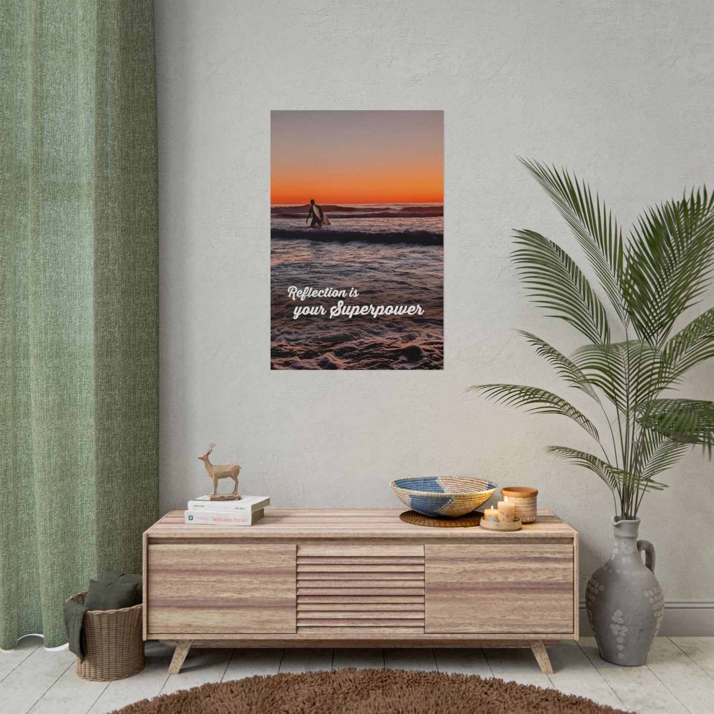 Reflection Is Your Superpower Inspirational Poster