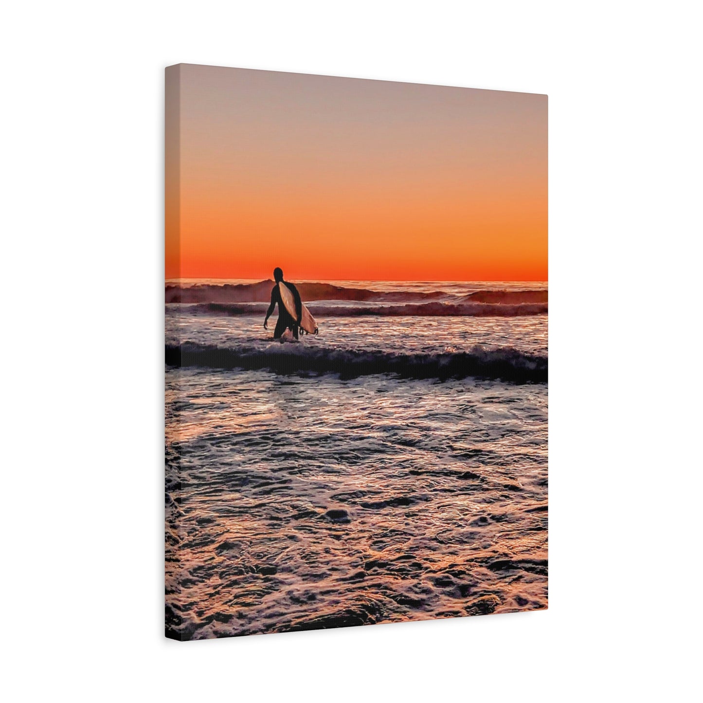 Sol Surfer Canvas Wall Art Print