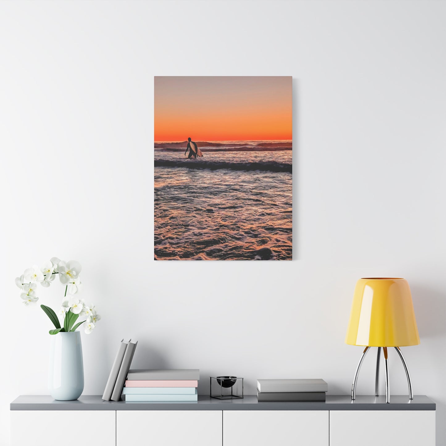 Sol Surfer Canvas Wall Art Print