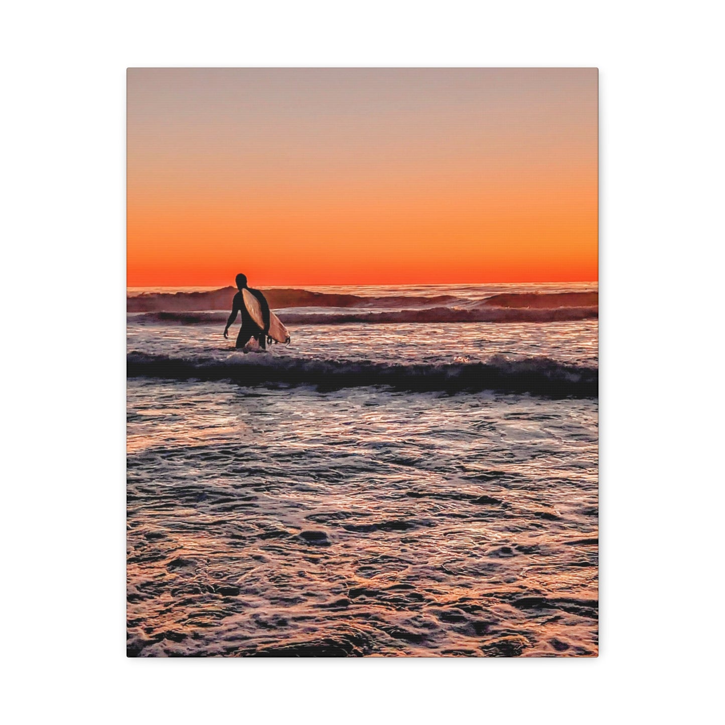 Sol Surfer Canvas Wall Art Print