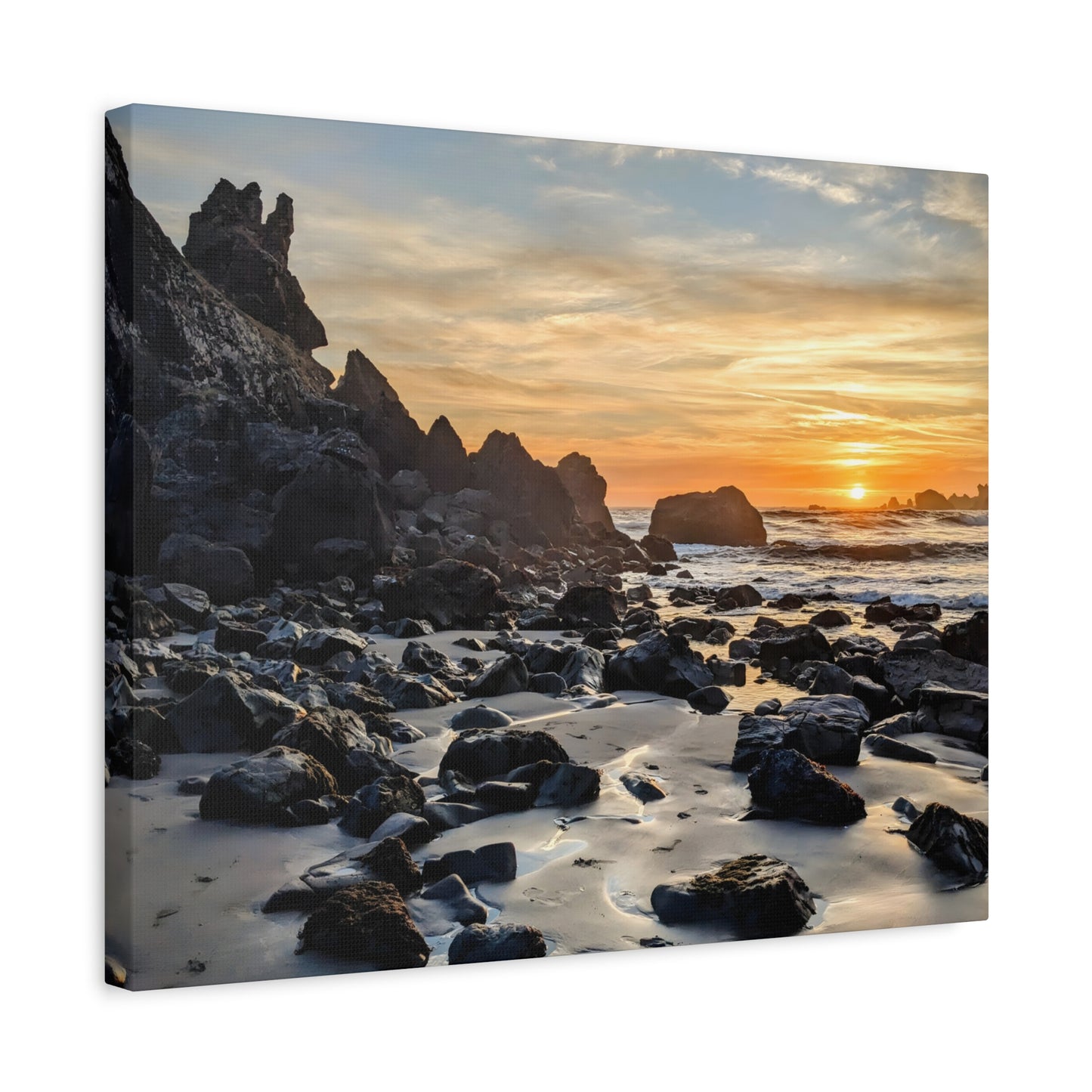 Jurrasic Rock Canvas Wall Art Print